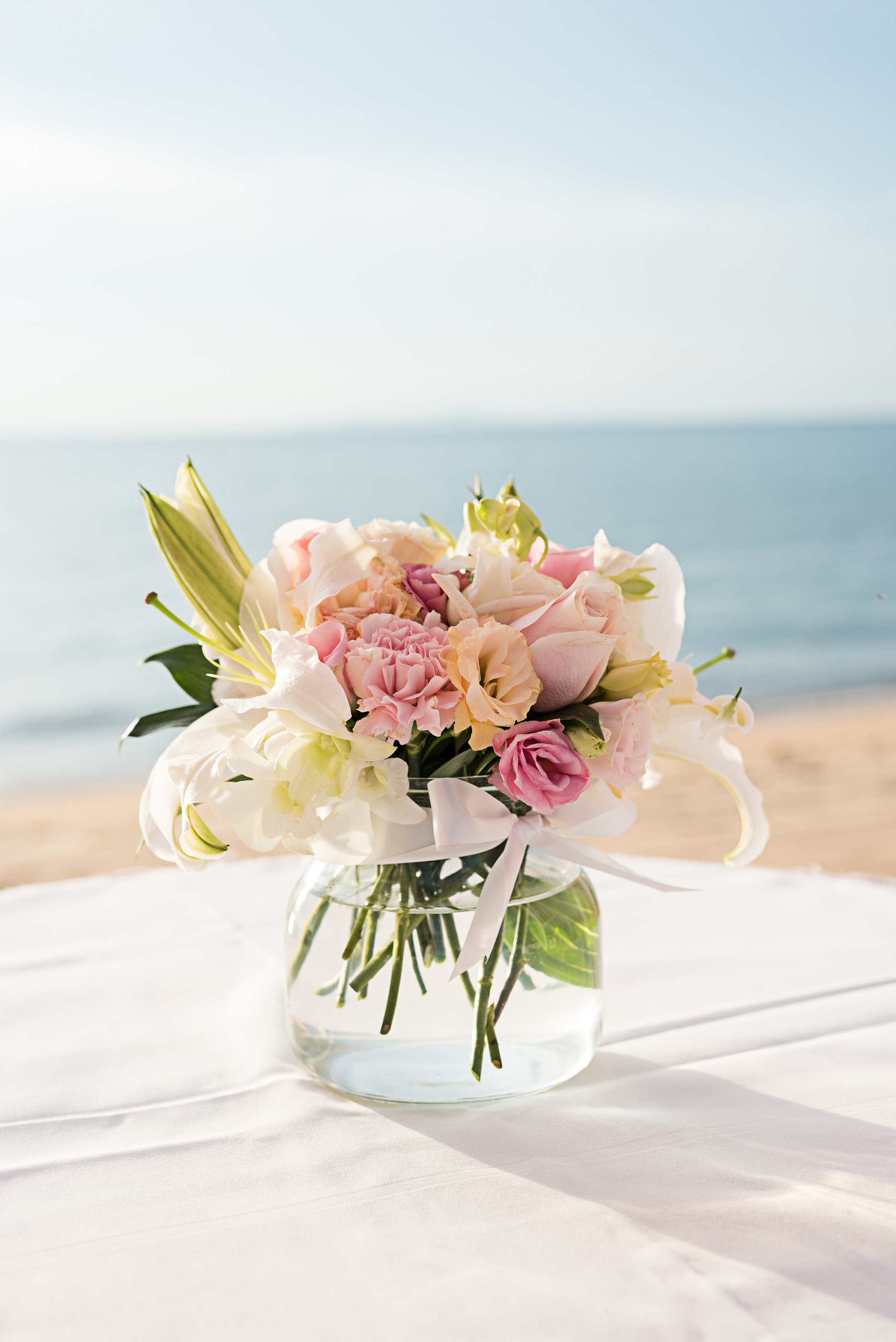 Beach Wedding Setup